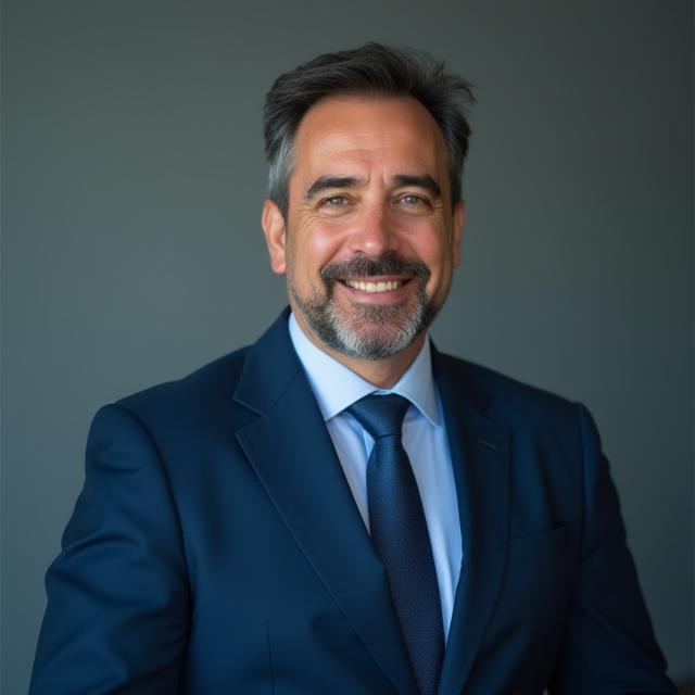 Retrato profesional de asesor de Riesgo - Certificaciones: CFA, MBA, FRM