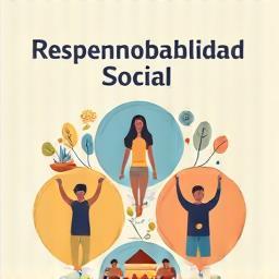 Ilustración sencilla para el valor: Responsabilidad social